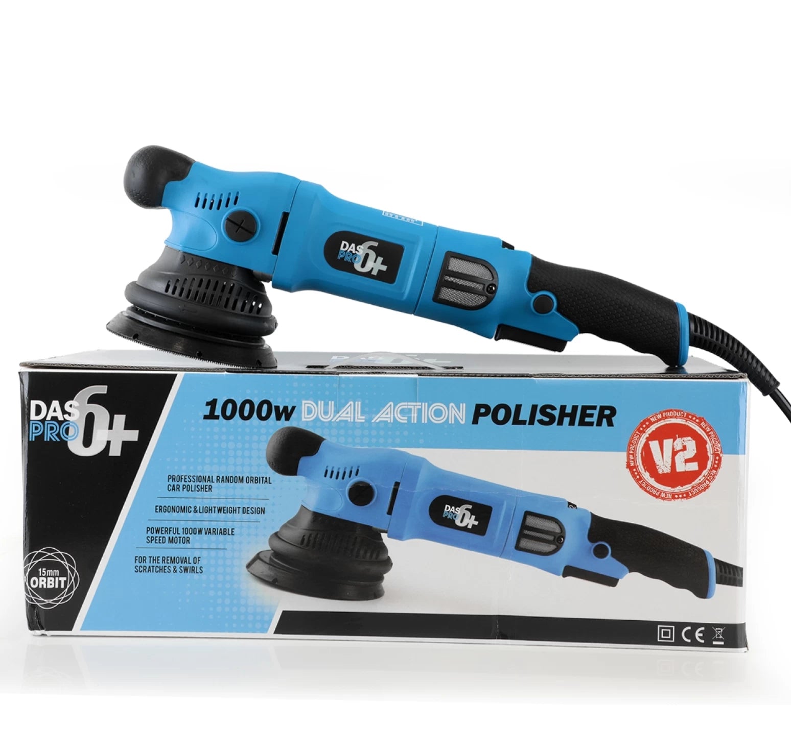 DAS-6 PRO Plus - 15mm Dual Action Polisher V2