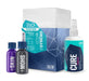 Gyeon Syncro set including bottles and a box on a white background