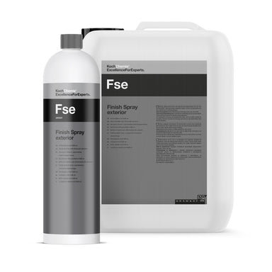 Two Koch Chemie Fse finish spray exterior containers on a white background