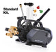 Polished Bliss Active 2.3 electric pressure washer with standard kit, including foam cannon, lance, hose, and 4 nozzles.