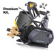 Polished Bliss Active 2.3 Electric Pressure Washer Premium Kit with foam cannon, hose, gun, lance, and nozzles.
