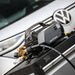 Polished Bliss Active 2.3 electric pressure washer with black and grey casing, gold pump head, and on/off switch. Ideal for car detailing.