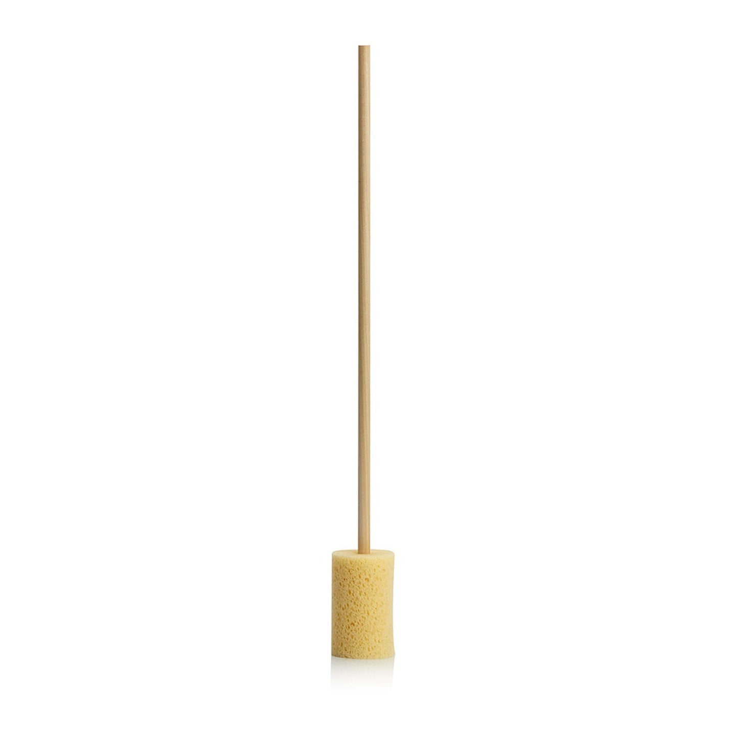 Sponge Guri wheel cleaning brush with a cylindrical sponge head on a white background