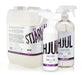 Set of Stjarnagloss Hjul car care products on a white background