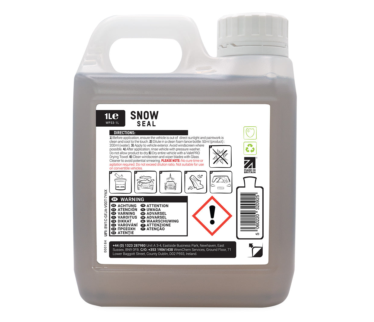 ValetPro Snow Seal Si02 Protection