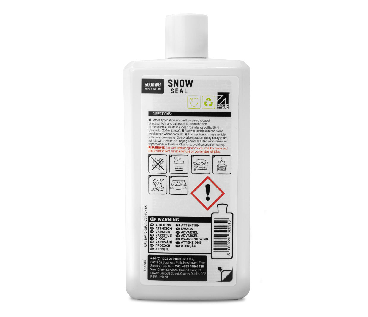 ValetPro Snow Seal Si02 Protection